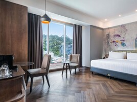 Quarto premier, 1 cama de casal | Cofres nos quartos, escrivaninha, ferros/tábuas de passar roupa