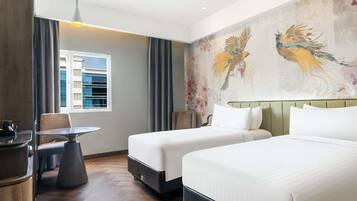 Deluxe Room, 2 Twin Beds | In-room safe, desk, iron/ironing board, free WiFi