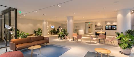 Sala de estar en el lobby
