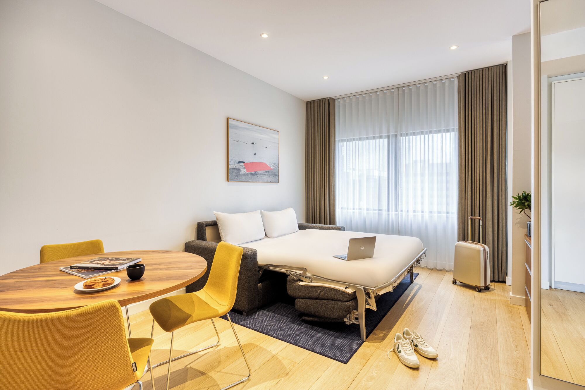 ซูพีเรียอพาร์ทเมนท์, 1 ห้องนอน | 1 ห้องนอน, ตู้นิรภัยในห้องพัก, ห้องเก็บเสียง, เตารีด/โต๊ะรีดผ้า