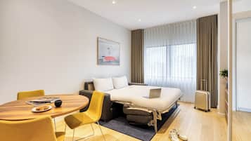 Superior appartement, 1 slaapkamer | 1 slaapkamer, een kluis op de kamer, geluiddichte muren