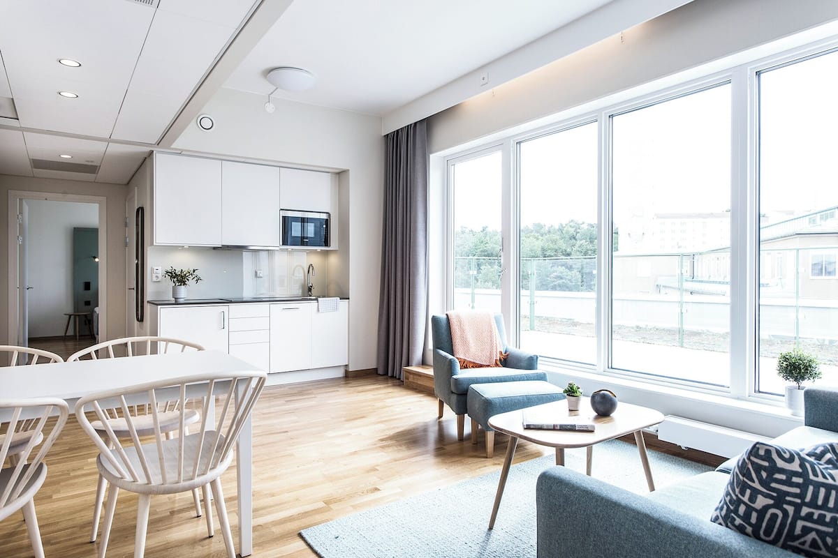 Panoramic Apartment, 2 Bedrooms | Living area