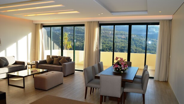 Duplex, 3 Bedrooms | In-room safe, desk, soundproofing, iron/ironing board (on request) - Country Lodge Hotel & Resort (Majzoub)