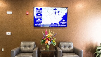 Sitteområde i lobbyen