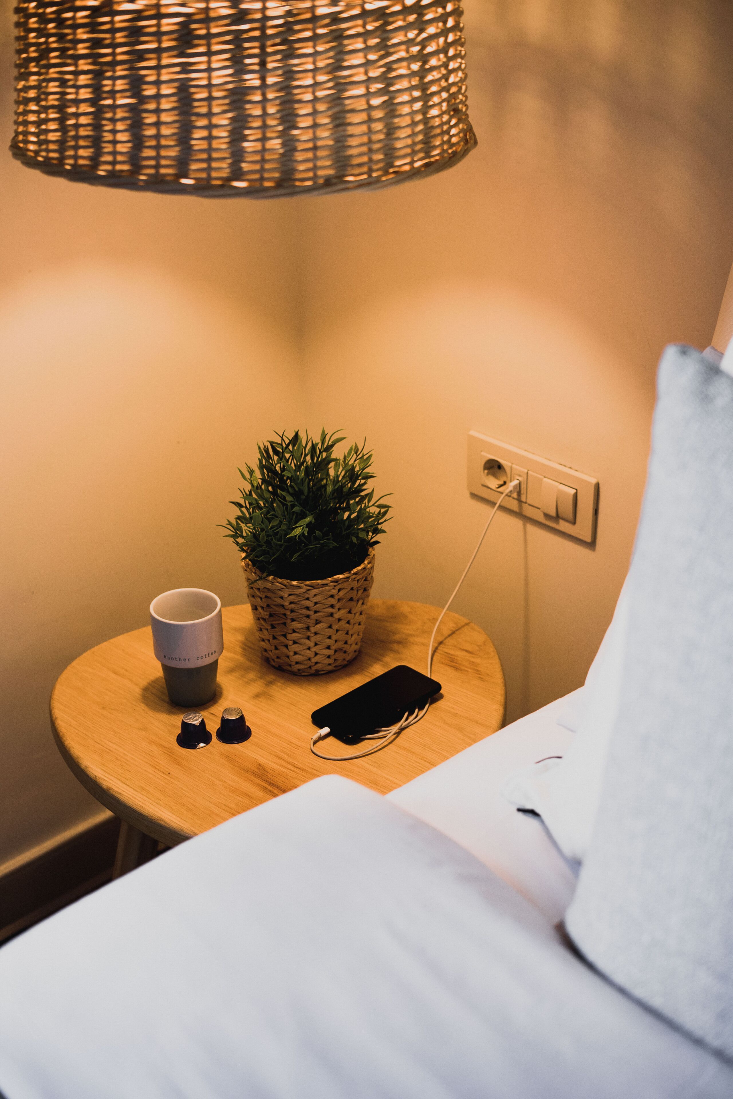 blackout curtains, iron/ironing board, free wifi, bed sheets