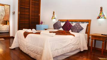 Cabaña de lujo | Minibar, cortinas opacas, wifi gratis y ropa de cama