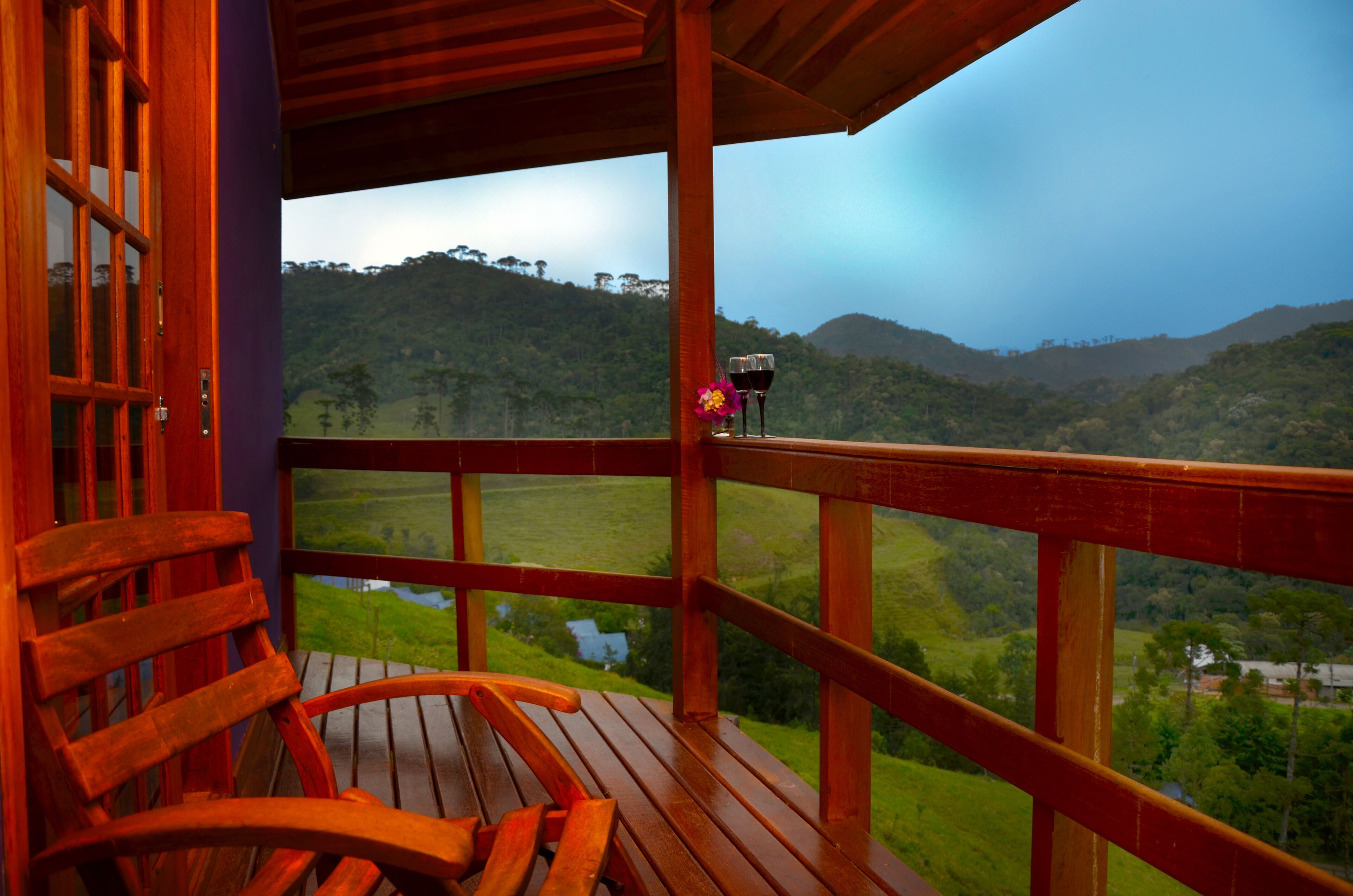 Luxury Cabin | Balcony view