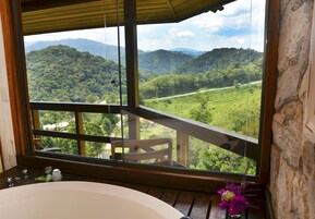 Cabana superluxo | Vista da sacada