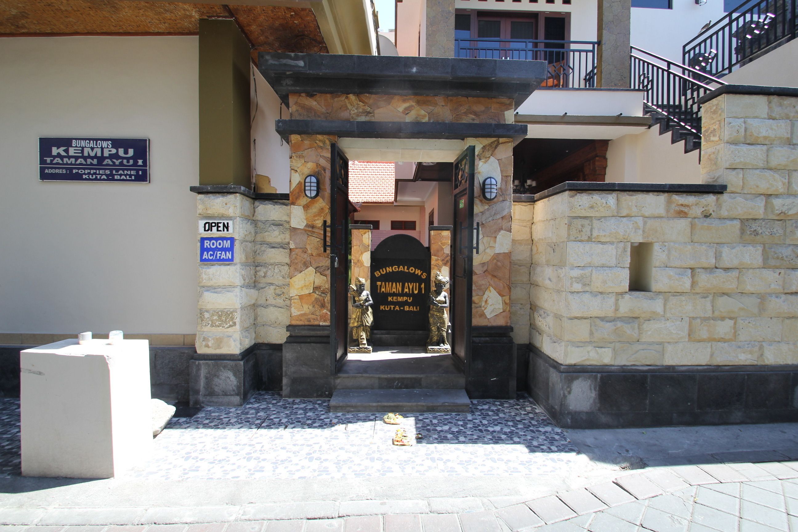 Fassade der Unterkunft