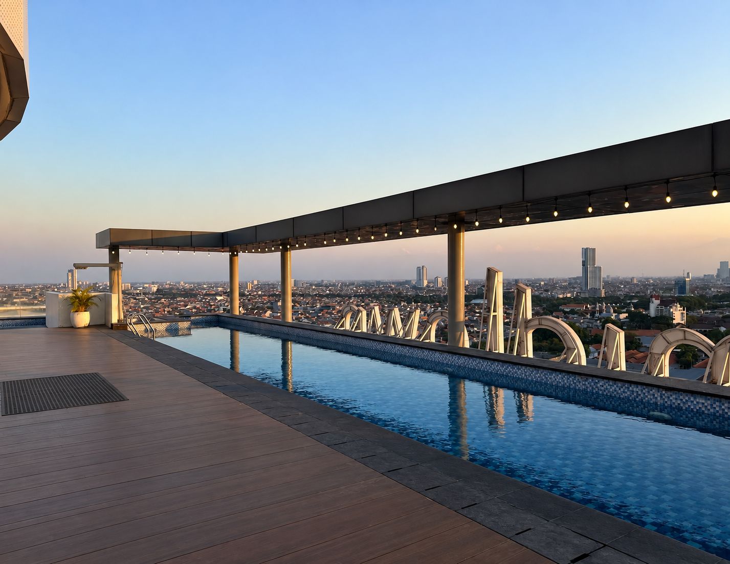 Takterrasspool