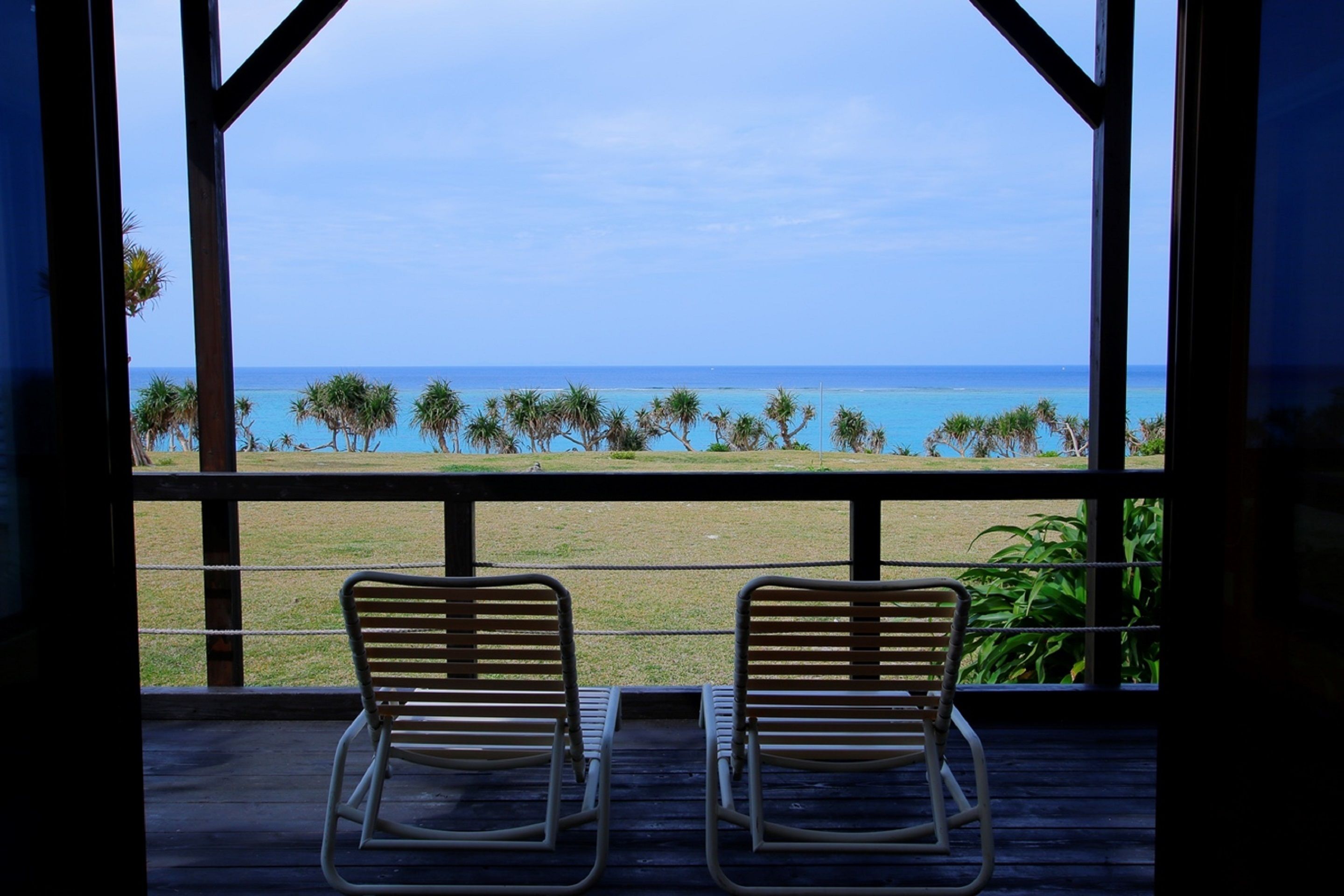 sun room cottage, non smoking, ocean view | balcony
