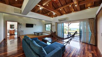 Cottage Keluarga, Bebas Asap Rokok, teras (Wood Deck) | Wi-Fi gratis dan seprai linen