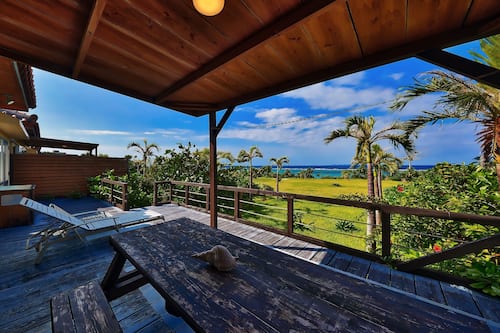 Wood Deck Cottage, Non Smoking, Ocean View | Garden view