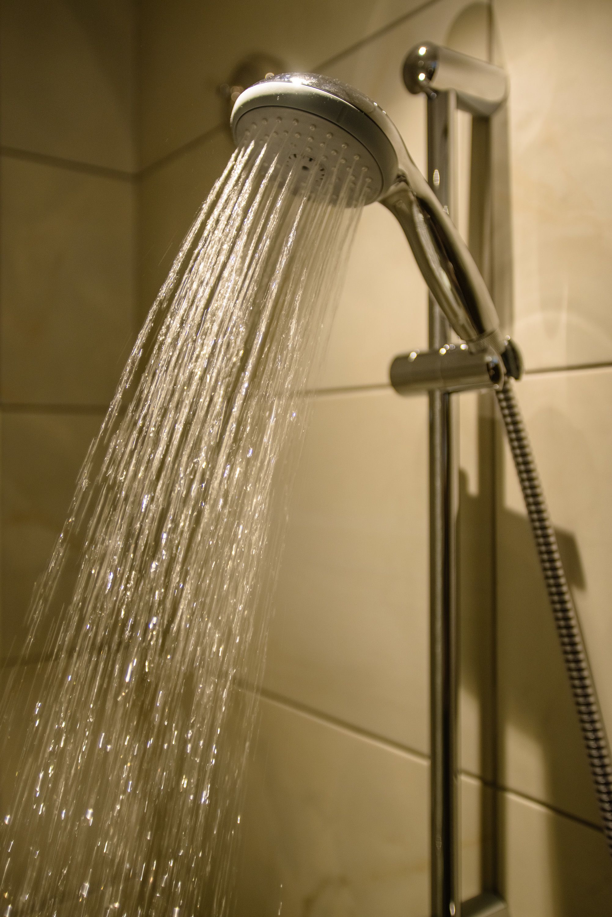 Dusj på badet