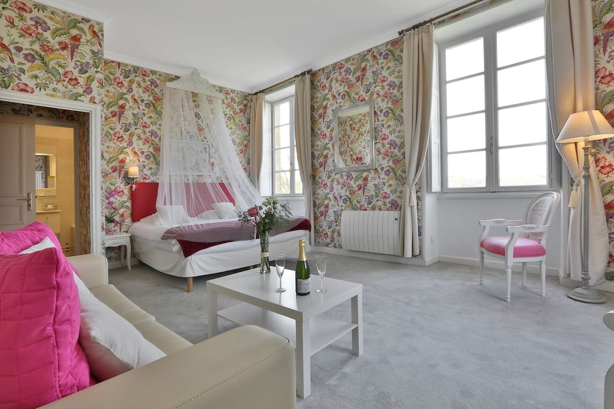 Familiekamer (Perroquets) | 1 slaapkamer, luxe beddengoed, Select Comfort-bedden