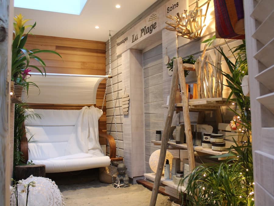 Salas para tratamentos a dois, massagens com pedras quentes