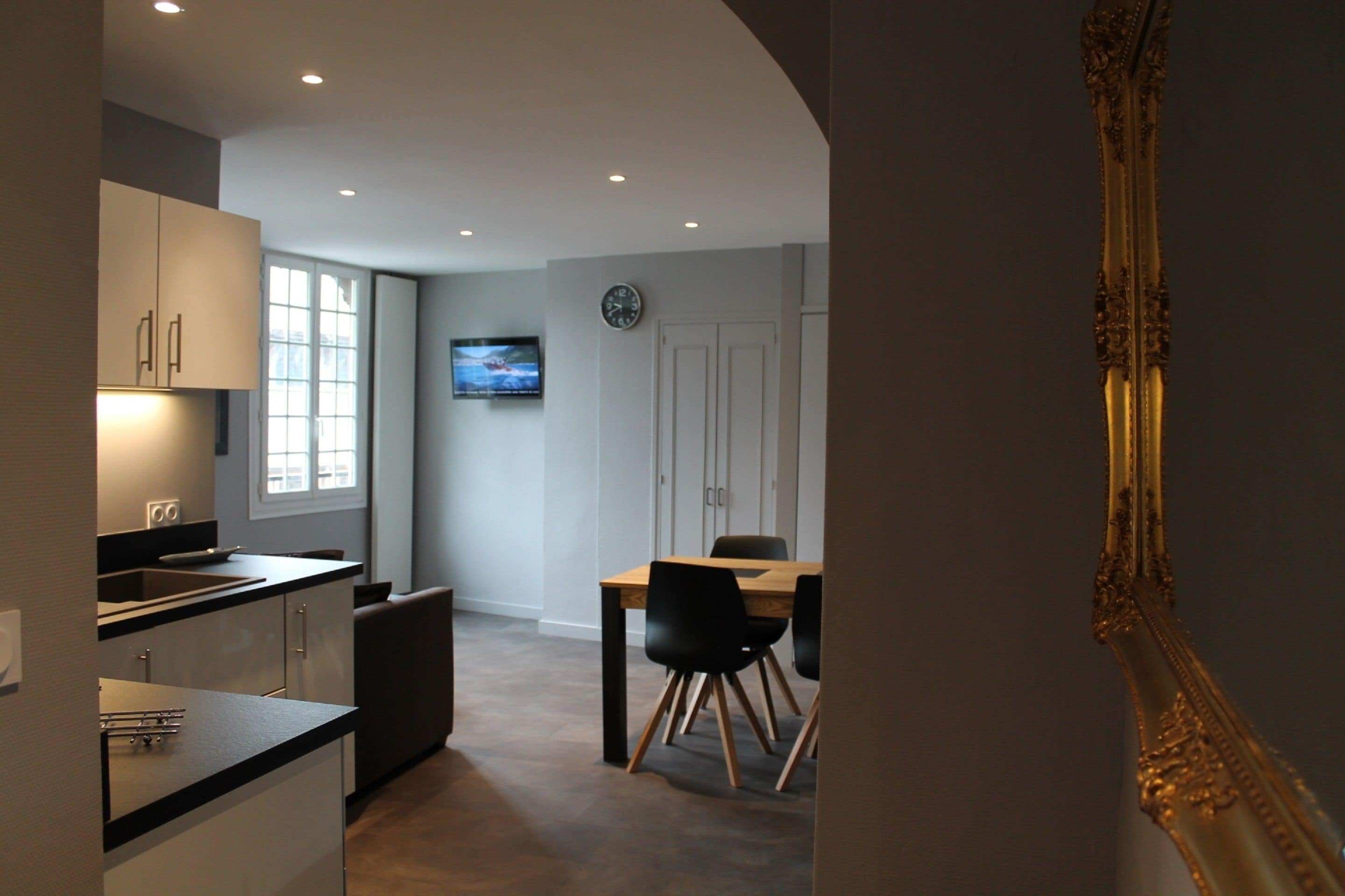 apartment, 1 bedroom, city view | living area | flat-screen tv