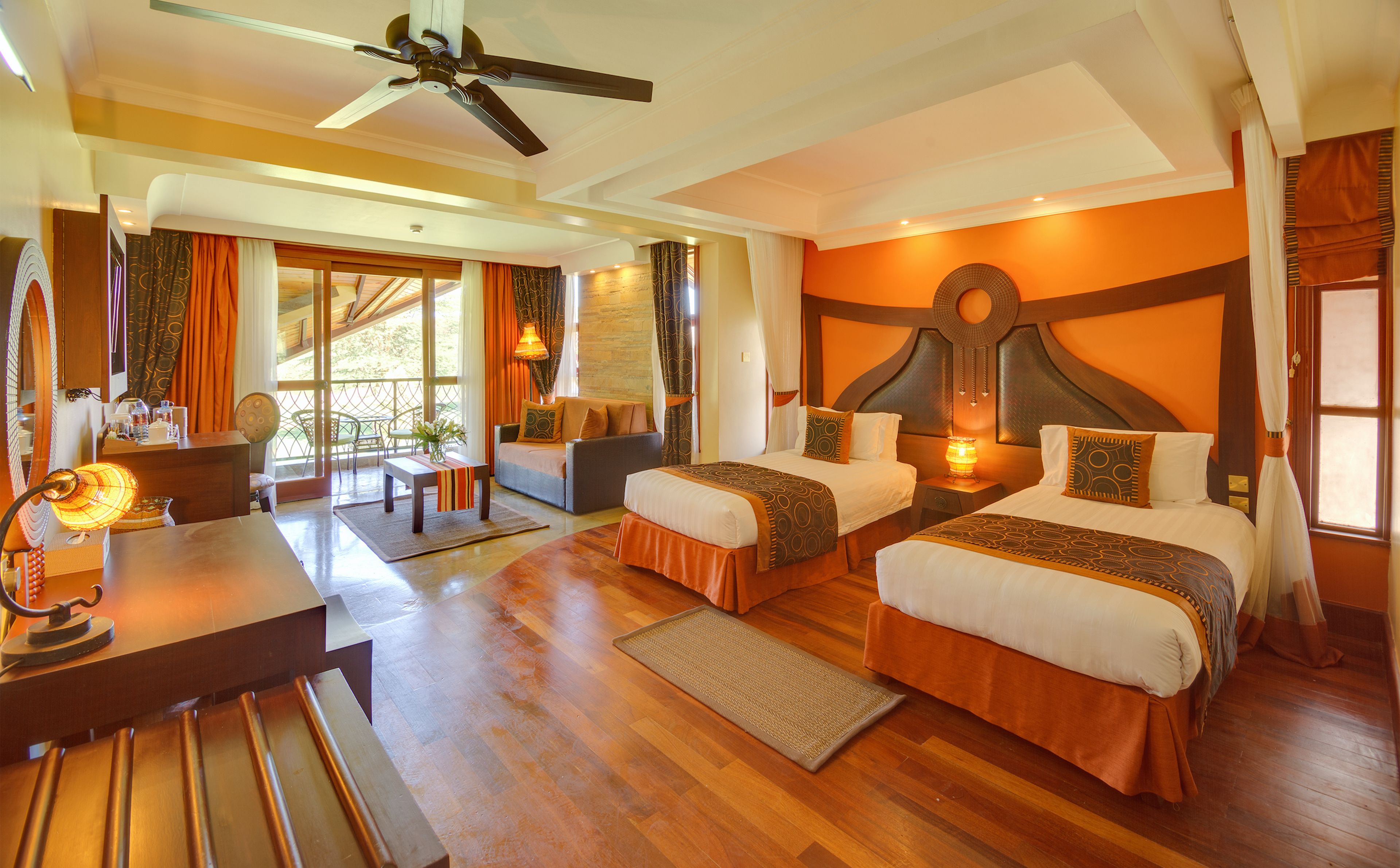 エグゼクティブ ダブルルーム (Fountain) | 高級寝具、ミニバー、セーフティボックス (室内)、客室ごとに異なる装飾