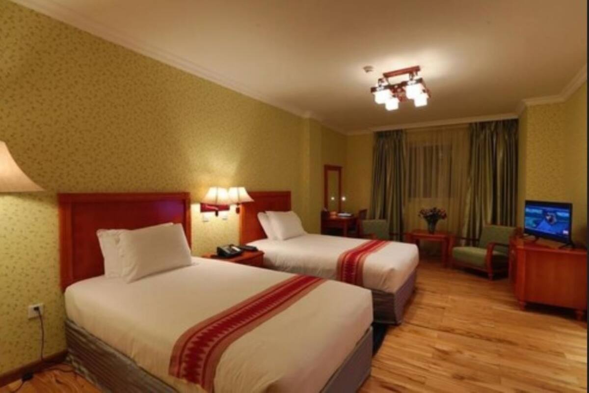 Twin Room, Balcony | Minibar, in-room safe, desk, soundproofing