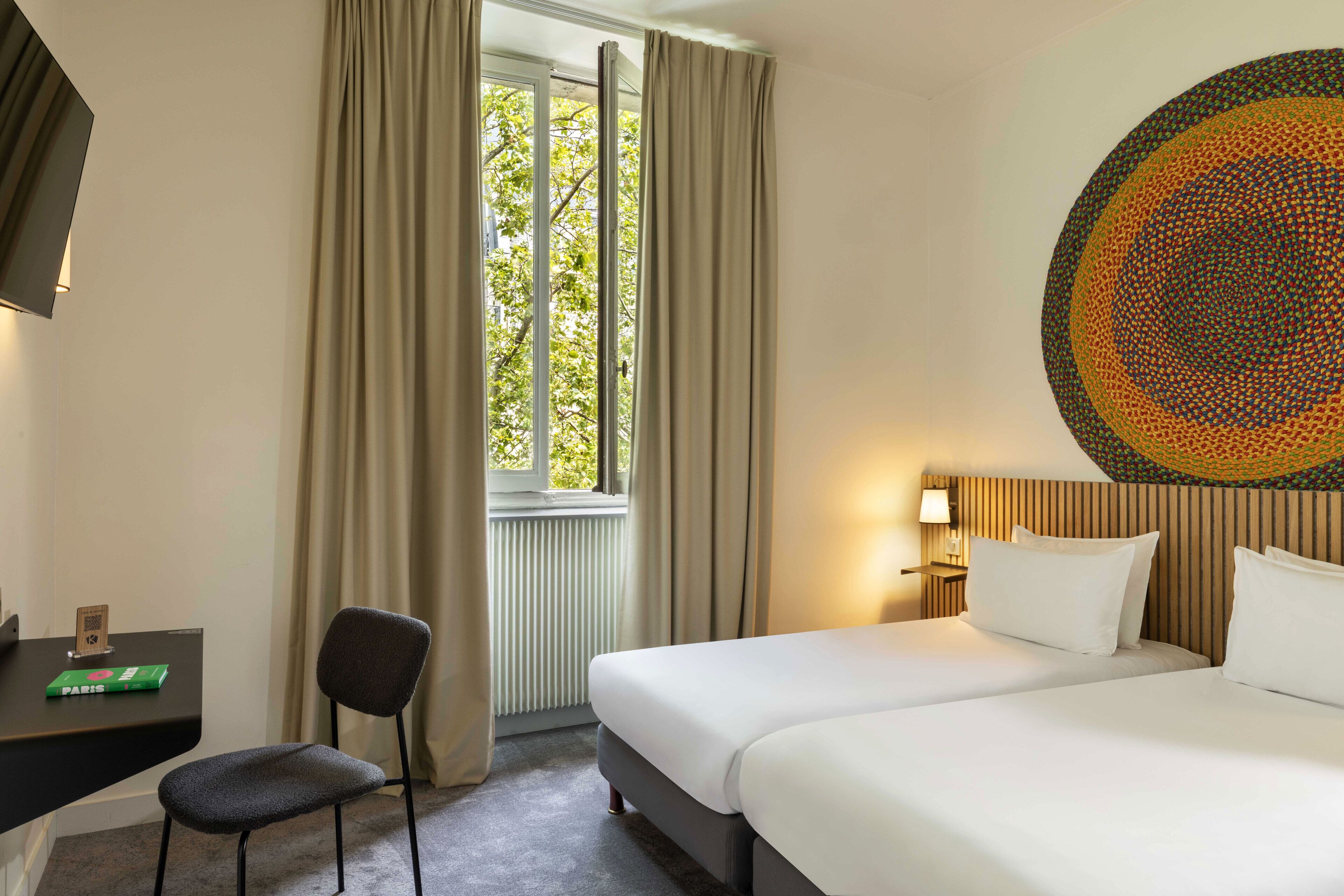 comfort twin room | in-room safe, individually decorated, individually furnished, desk