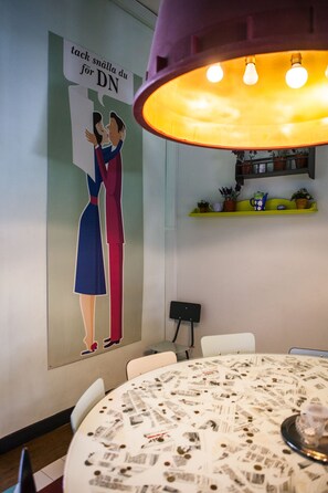 Sala de estar en el lobby
