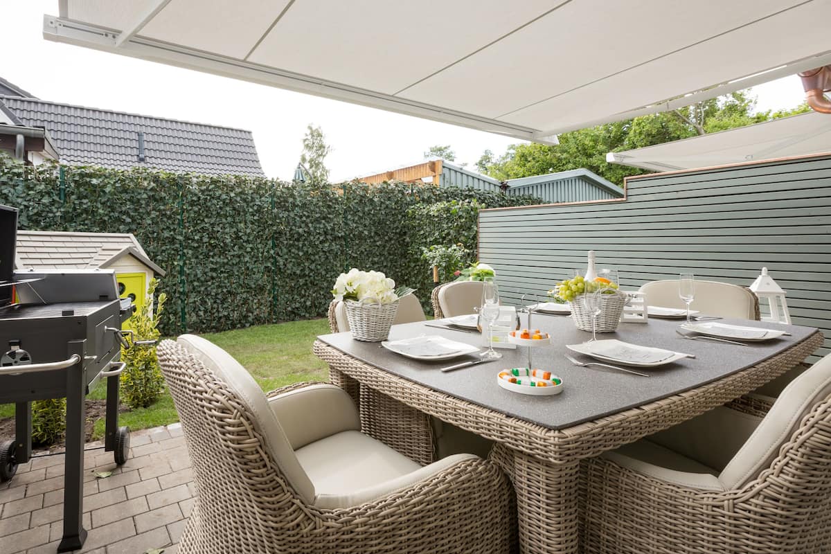 Huis, 3 slaapkamers, sauna (Zingster Perle II - Bahnhofstr. 24) | Terras