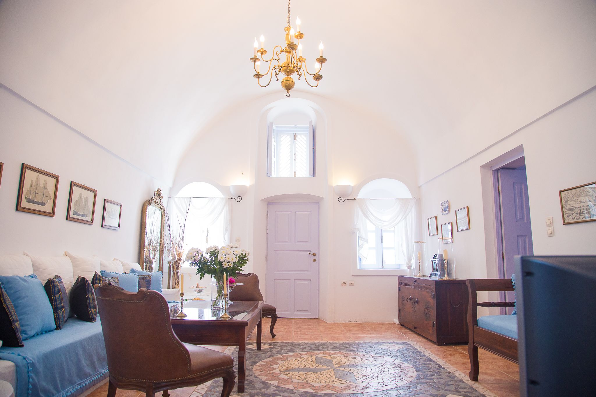 Villa, 4 soverom, massasjebadekar | Oppholdsområde | Plasma-TV og DVD-spiller