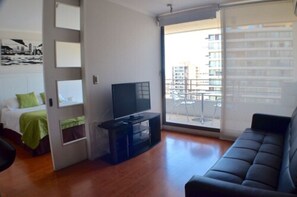 Standard Apartment, 1 Bedroom, Balcony | Living area