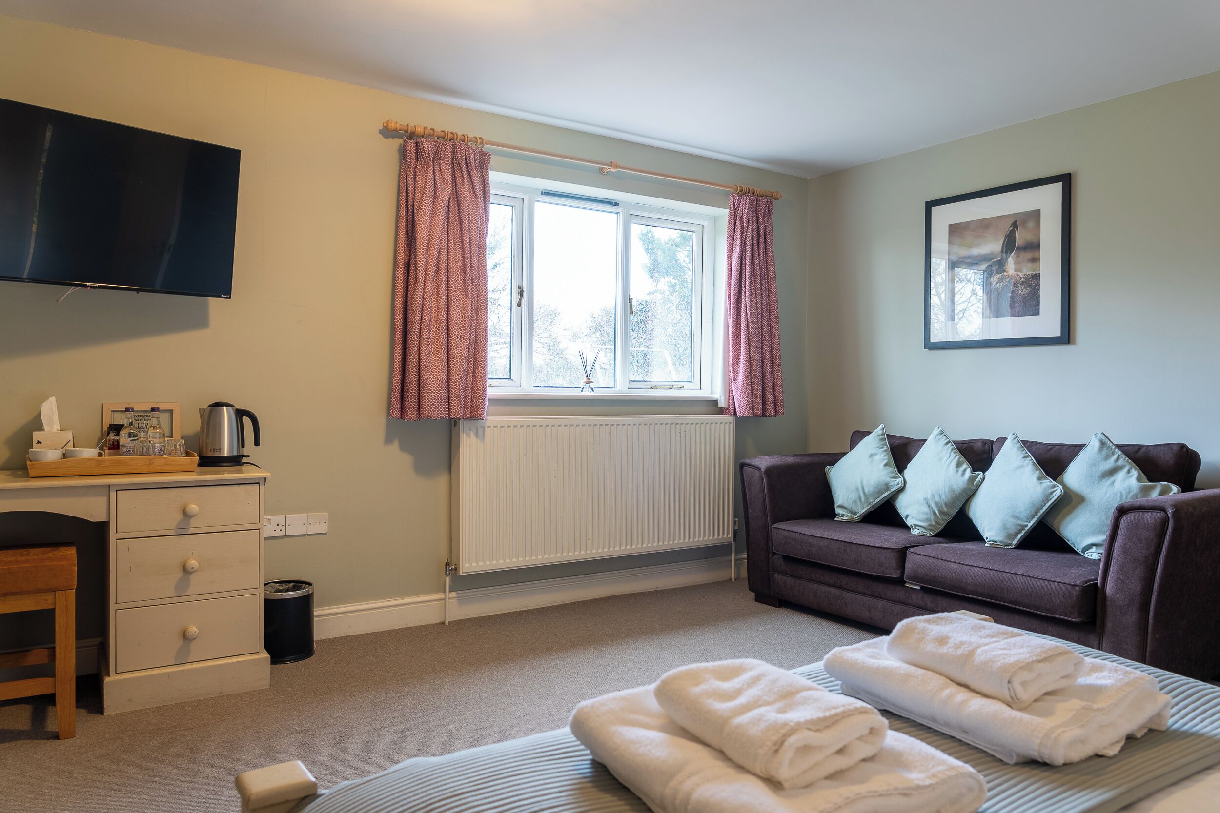 Wifi gratis y ropa de cama 