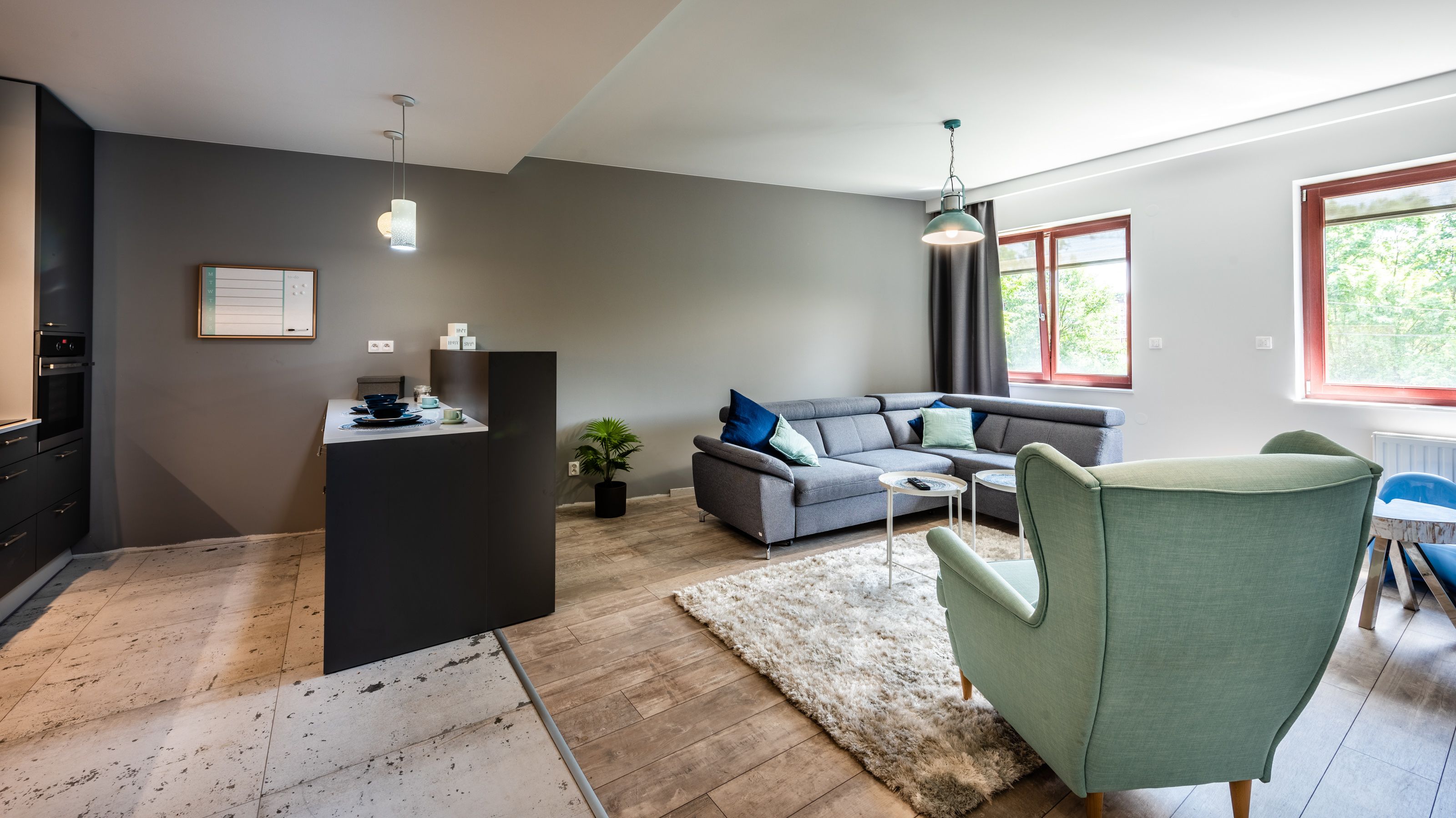 Familienapartment, 2 Schlafzimmer | Wohnzimmer