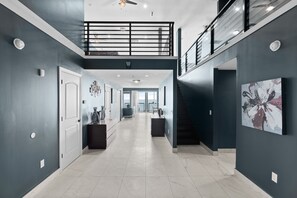 8 Bedroom Willow Suite, Oceanfront | Living area | Flat-screen TV