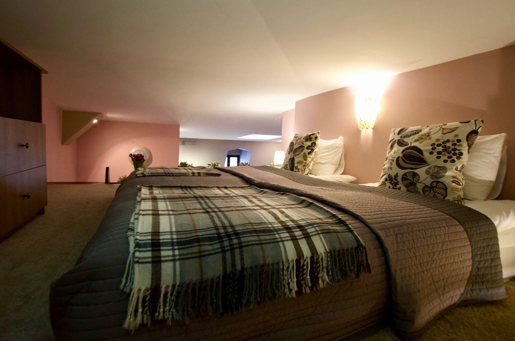 Hypo-allergenic bedding, individually decorated, soundproofing