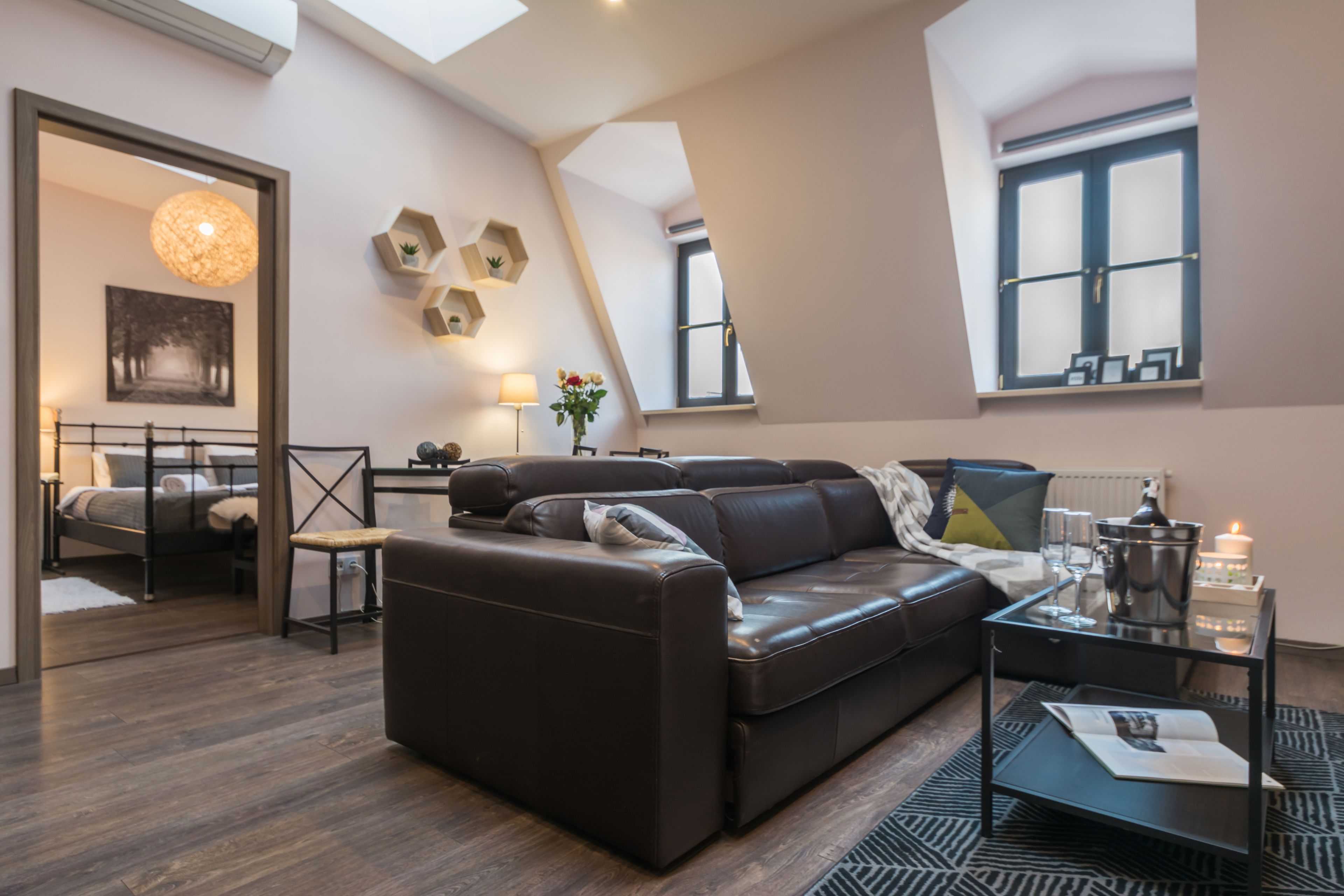 exclusive apartment, 1 bedroom | living area | flat-screen tv