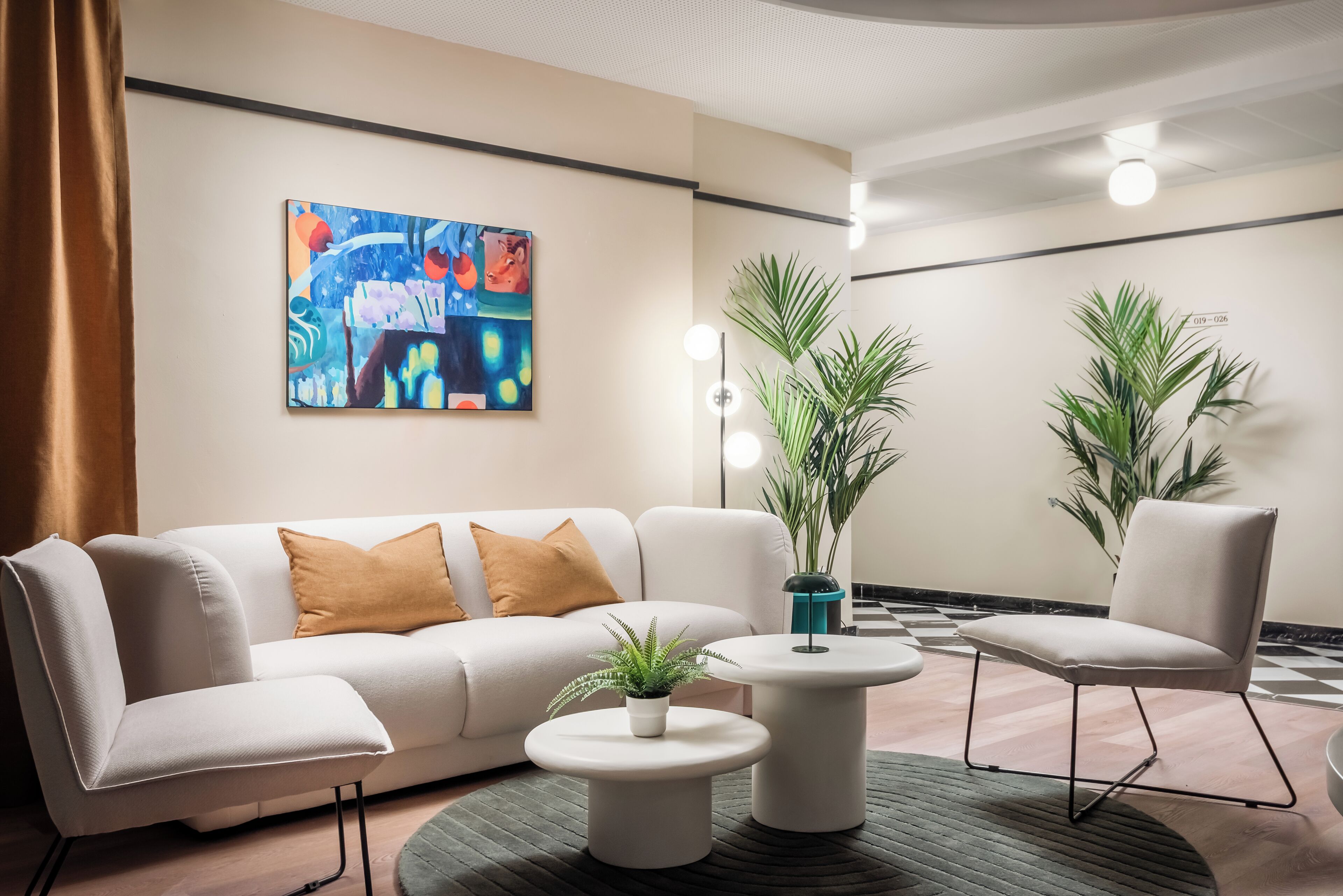 Sitzecke in der Lobby