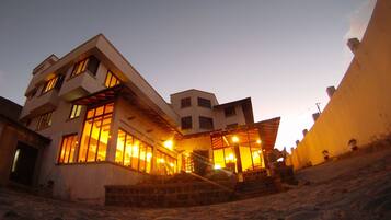 Front of property - evening/night