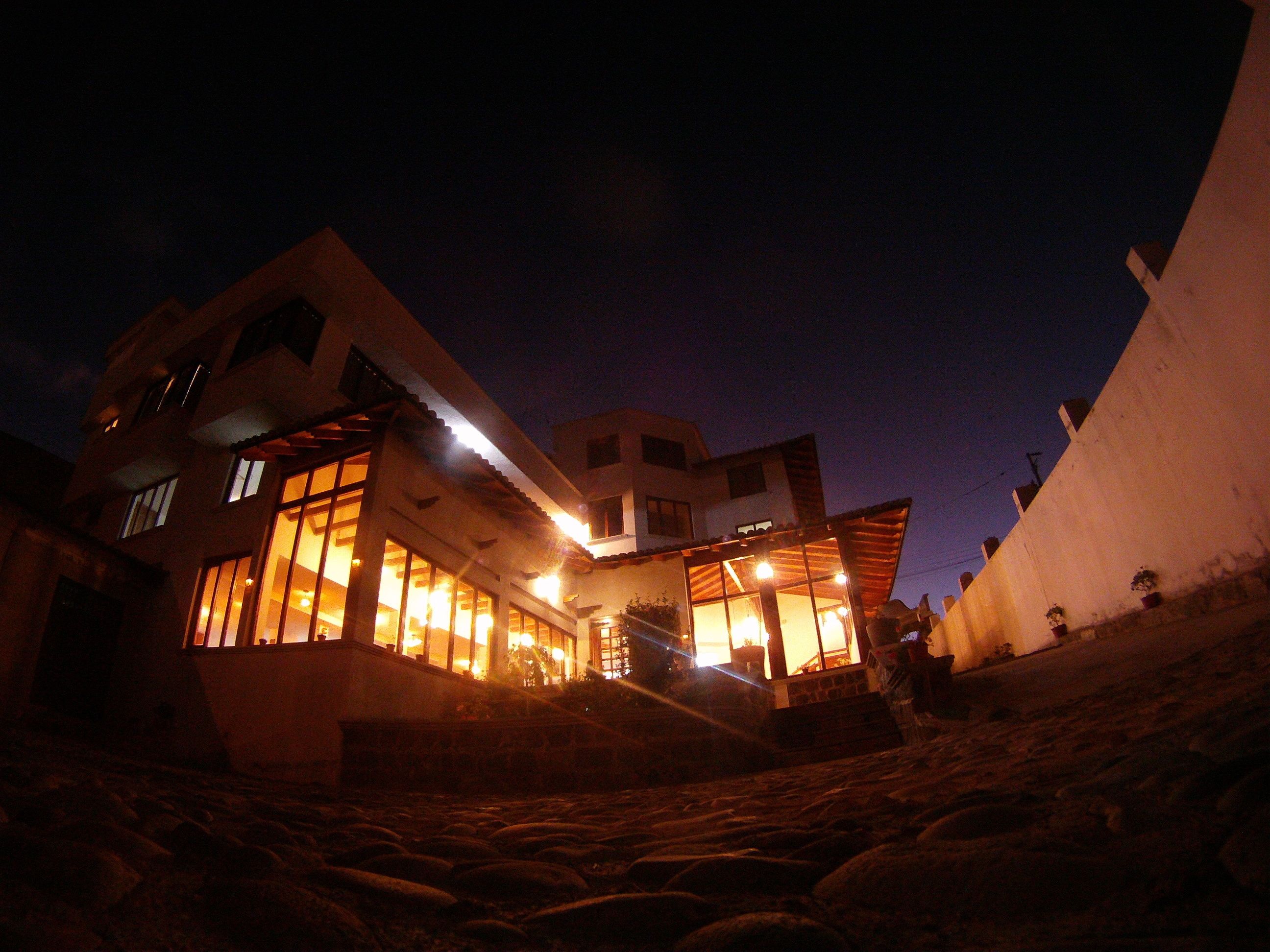 Front of property - evening/night