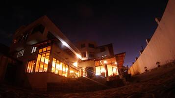 Front of property - evening/night