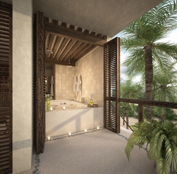 Bain à remous intérieur