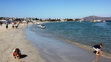 On the beach