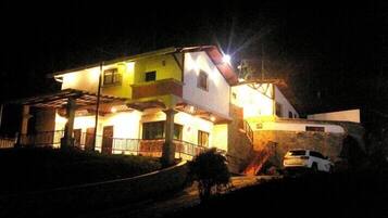 Front of property - evening/night