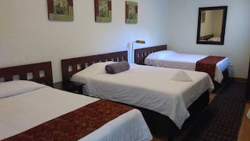 Desk, rollaway beds, free WiFi