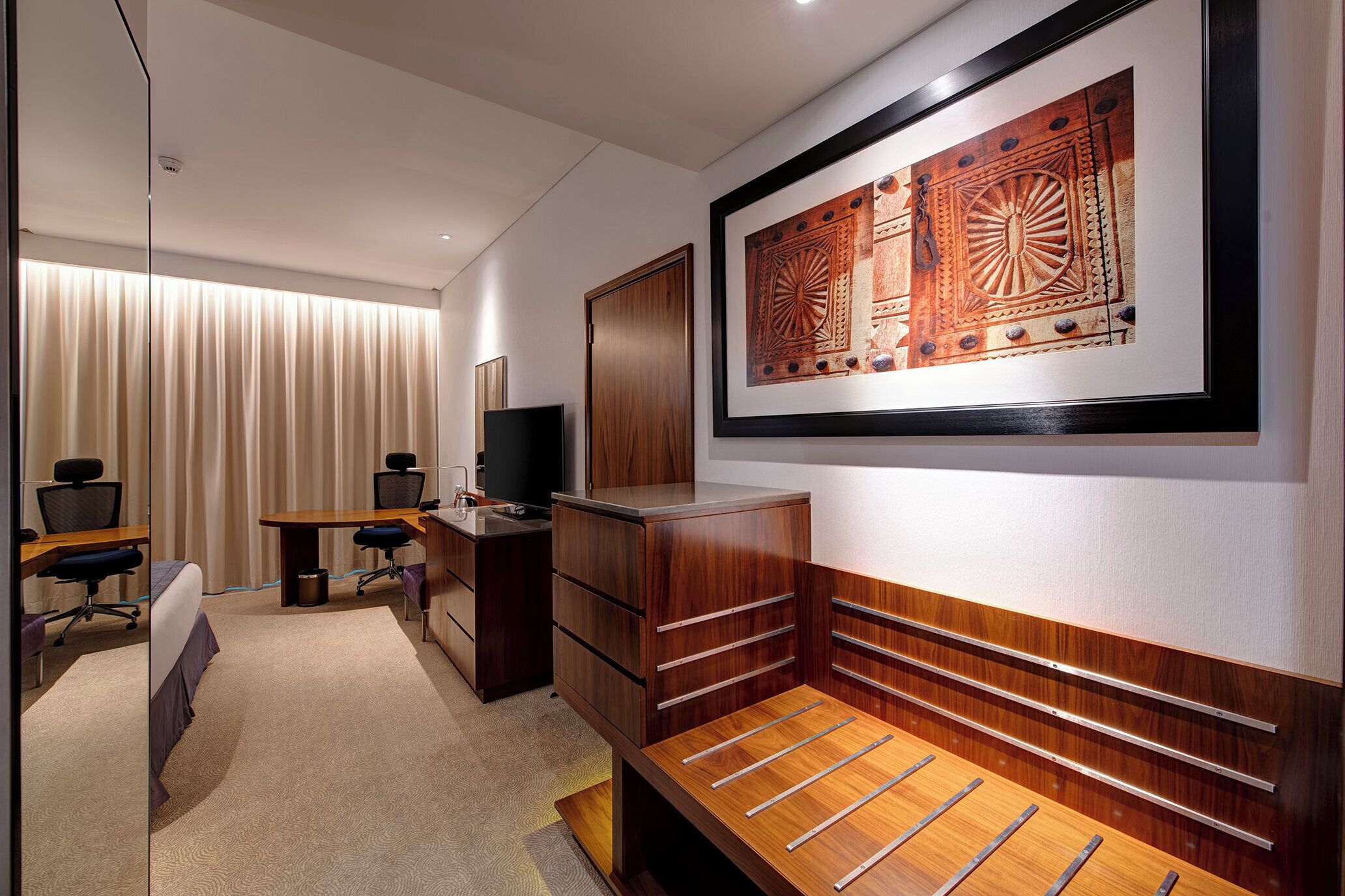 1 bedroom, down duvets, memory-foam beds, minibar