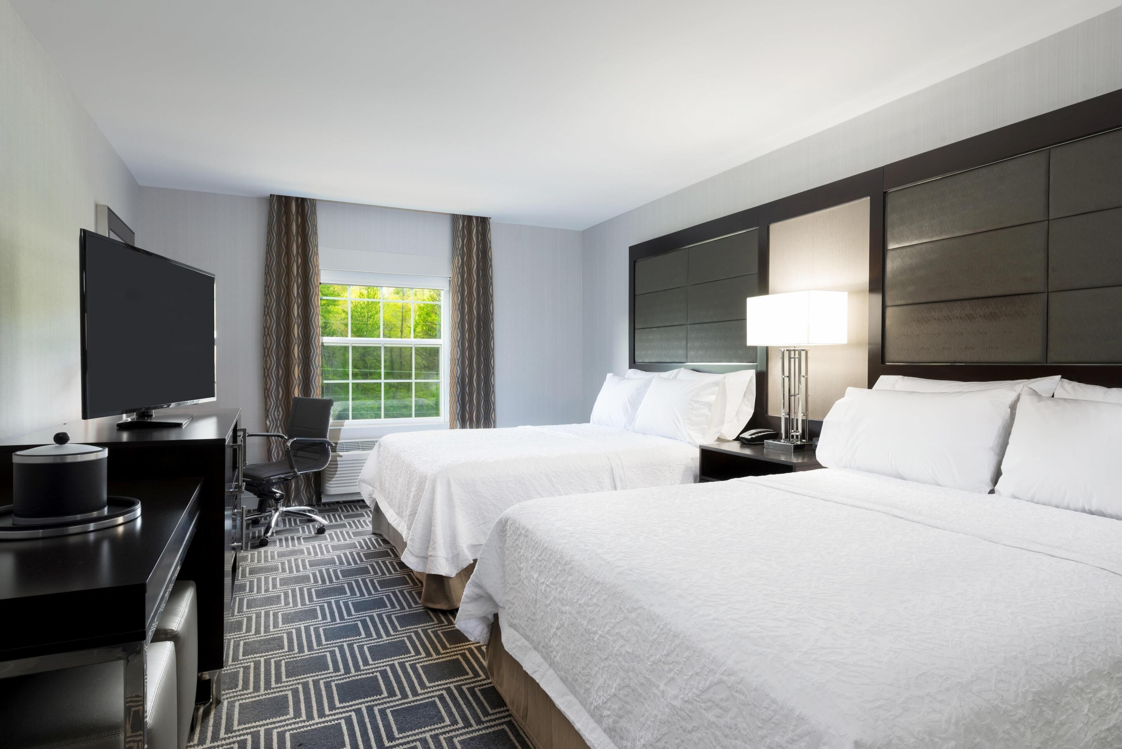 Desk, blackout drapes, free cribs/infant beds, free WiFi