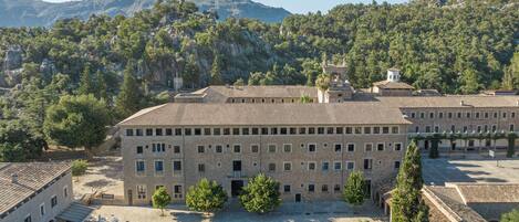 Blick von der Unterkunft