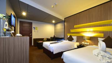Siam Deluxe Twin | Minibar, in-room safe, blackout drapes, free cribs/infant beds
