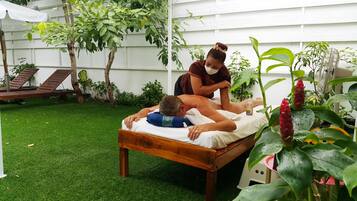 Couples treatment room(s), body treatments, manicures and pedicures