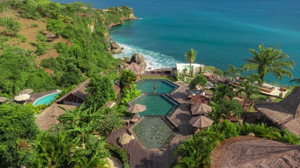 Uitzicht vanuit accommodatie