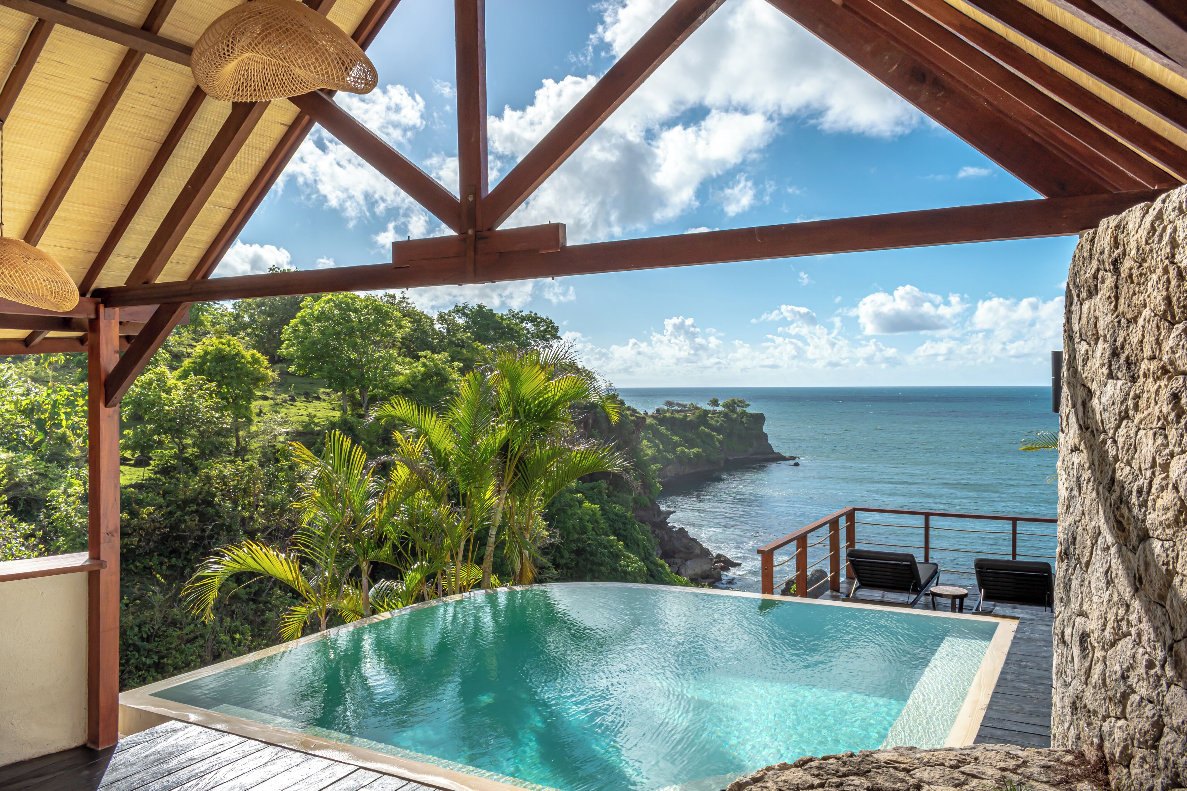 Quarto premium, vista para o oceano | Terraço/pátio