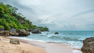 Playa privada y surf