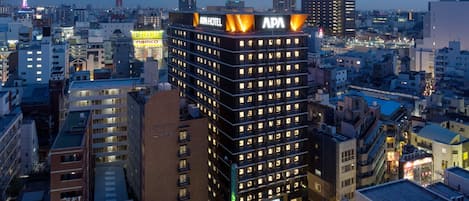 Front of property - evening/night